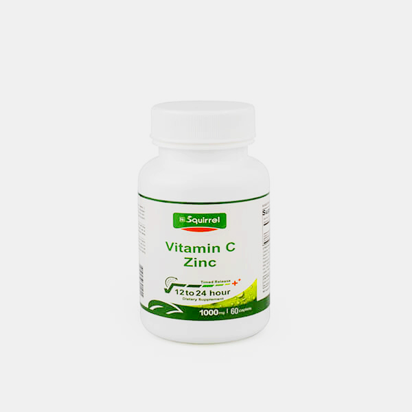 Vitamin C 1000 Mg With Zinc 15 Mg 60 Tablets Extended Release Tablets 