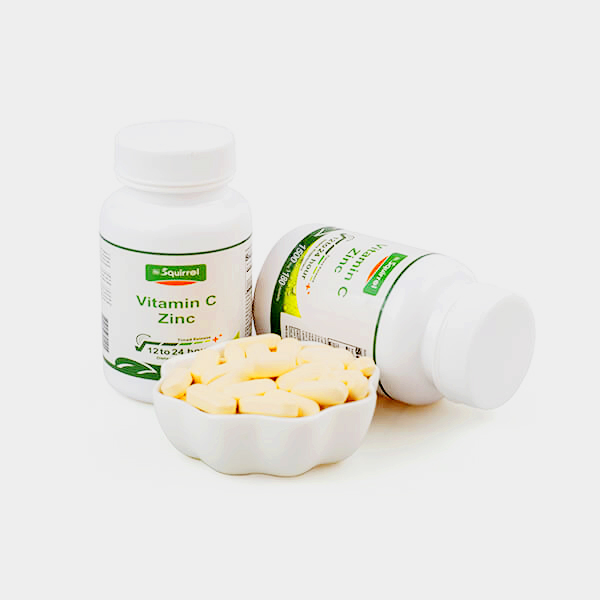 Vitamin C 1500 Mg And Zinc 15 Mg 180 Tablets Timed Release Tablet With Private Brand 